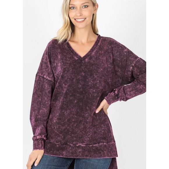 Mineral Wash Pullover - Picture 1 of 3